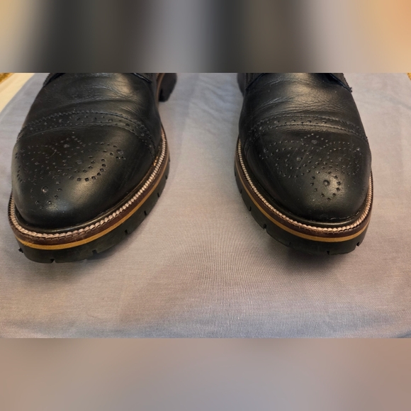 Johnston & Murphy Black Leather Lace-Up Boots Size 9 main image 6
